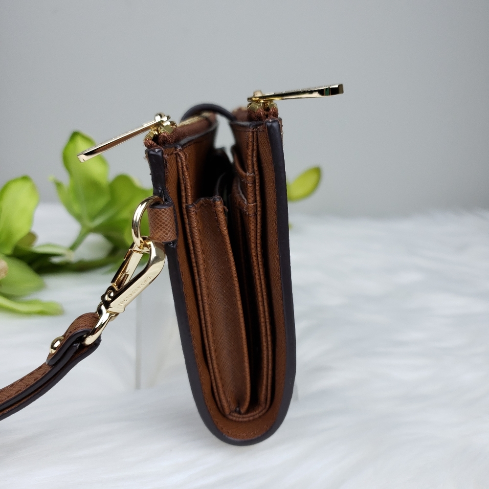 🌺NWT Michael Kors double zip wristlet wallet MK - Picture 3 of 6